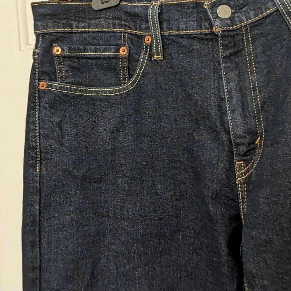 Levi's 514 Jeans Men's Stretch Straight Fit Size 34 X 34 Blue